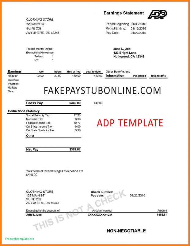 Printable Fake Checks Blank Template Play For Kids Check From Blank Pay