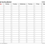 Printable Hourly Weekly Calendar Danna Jessika