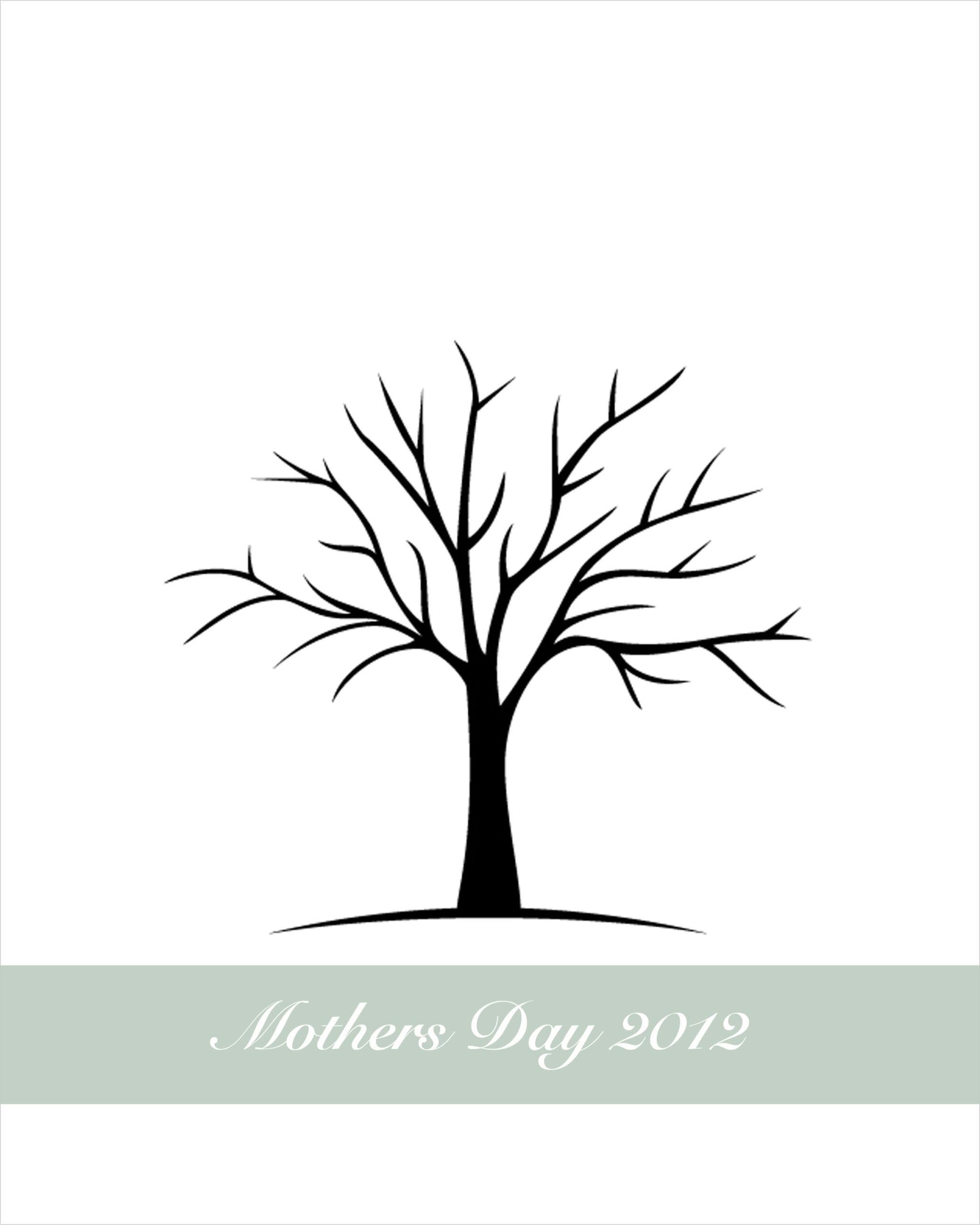 Printable I Am Going To Use This Tree For Fall Leaves Finger Painting