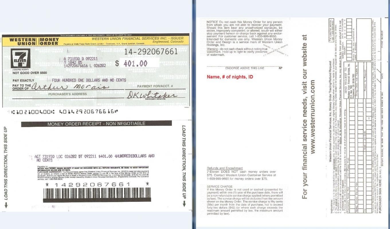Blank Money Order Templates