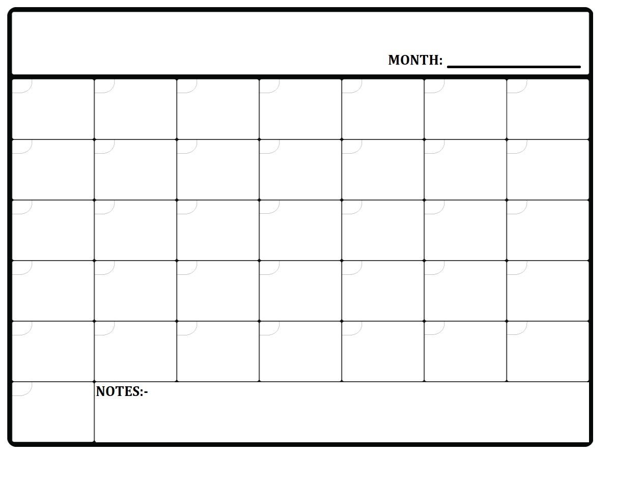 Printable Monthly Planner Template Available In Pdf And Jpg Browse