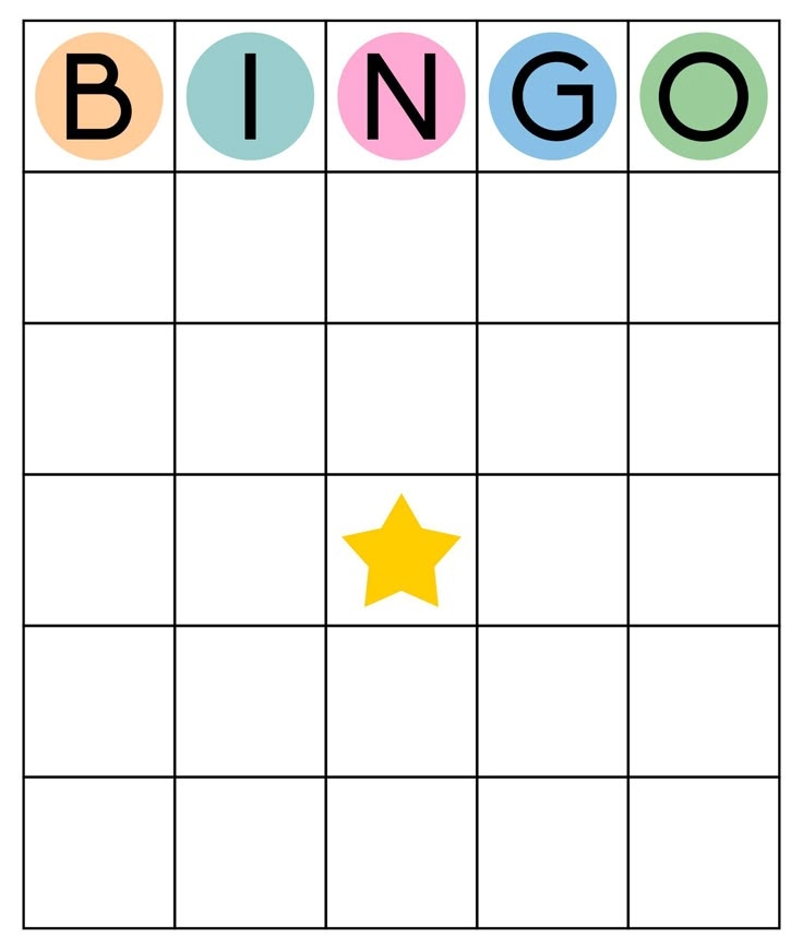 Printable Office Bingo Card Template