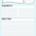 Printable Recipe Card STARTING THIS FOR BENTLEE Diy Recipe Binder