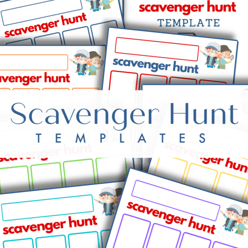 Printable Scavenger Hunt Template