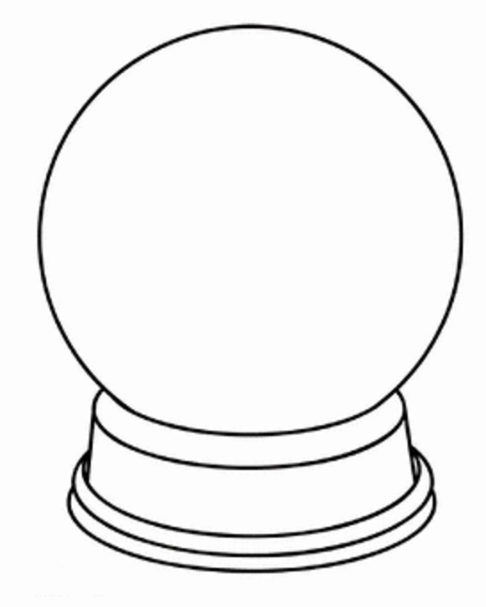 Printable Snow Globe Template Printable Word Searches