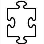 Puzzle Peice Blank Puzzle Pieces Puzzle Piece Template Autism Puzzle