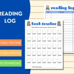 Reading Log Printable Kids Reading Log Summer Reading Tracker Book