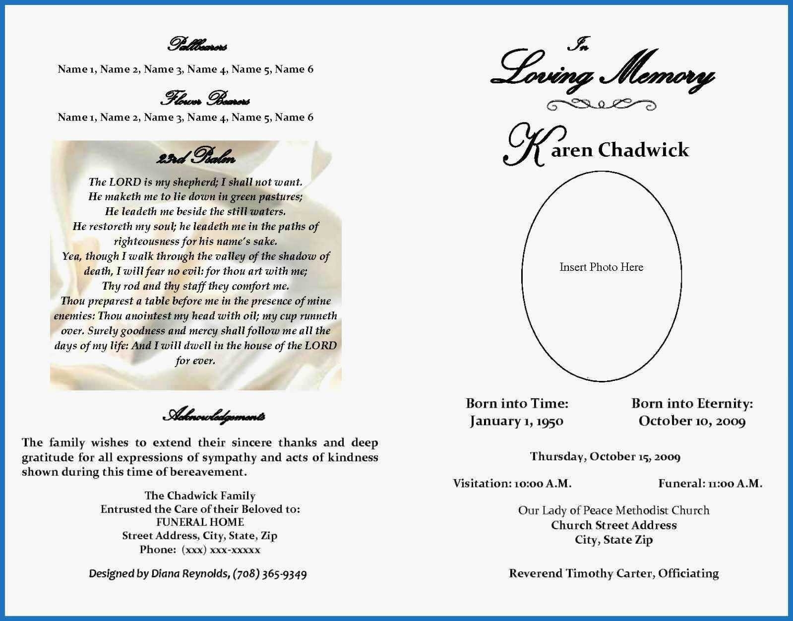 Sample Obituary Template Jewishhon