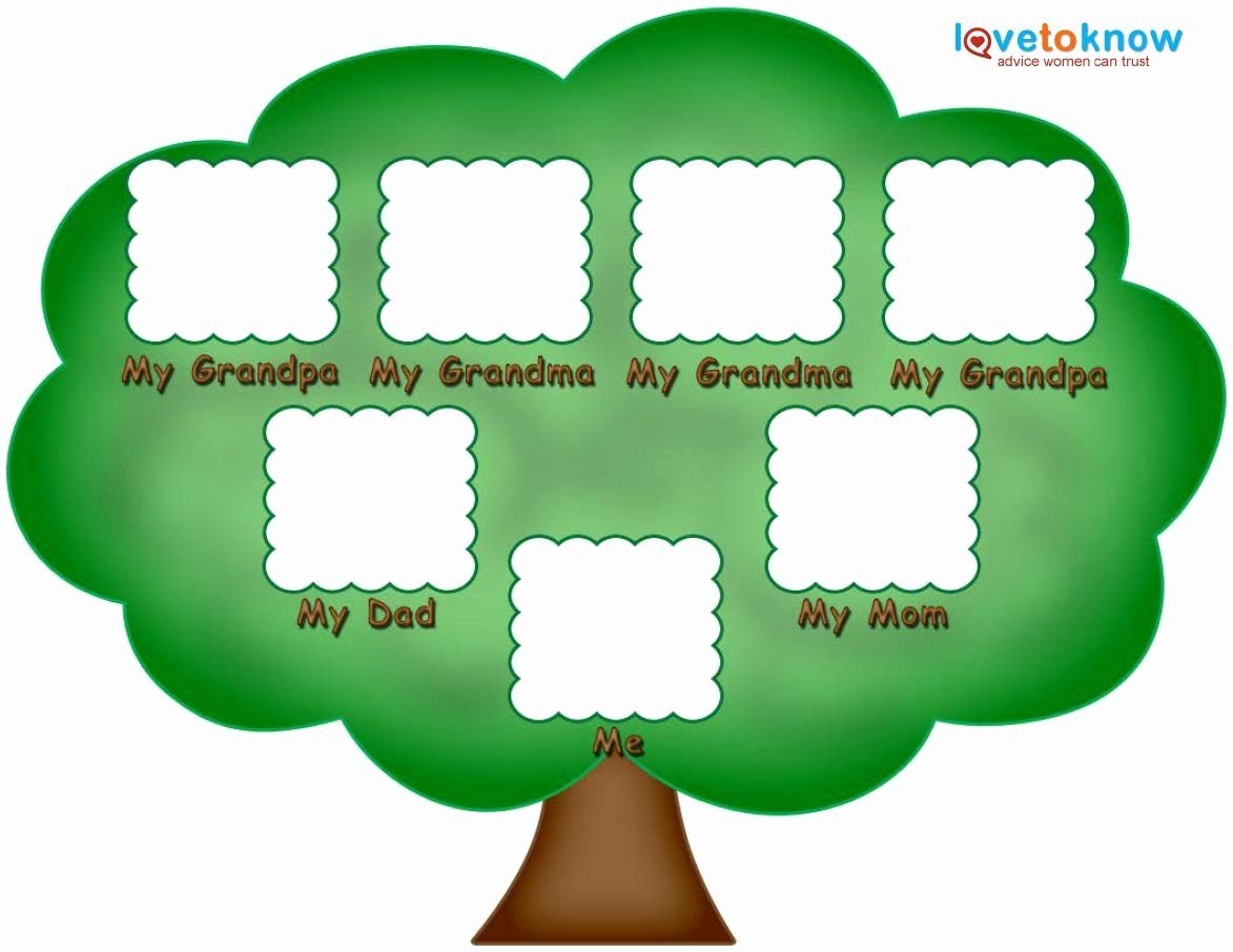 Blank Simple Family Tree Templates