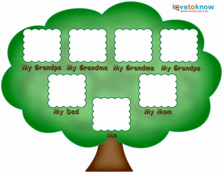 Simple Family Tree Template Awesome Preschool Family Tree Family Tree