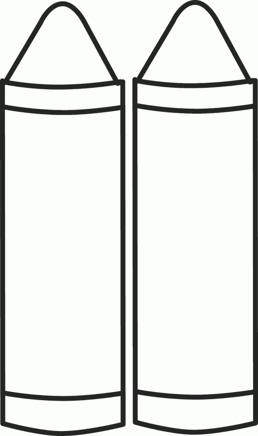 Single Crayon Template ClipArt Best