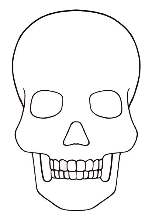 Skull Template Mini Day Of The Dead Mexico Day Of Dead Day Of The