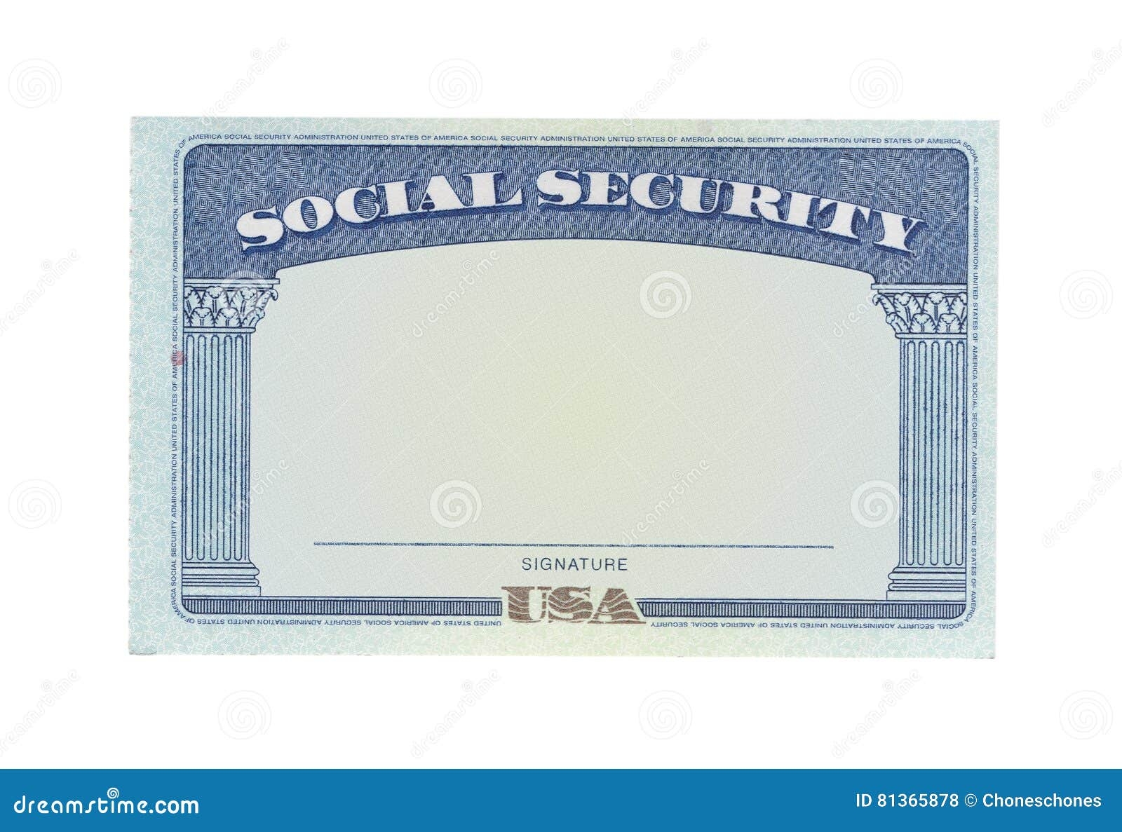 Social Security Card Template Photoshop Tisnyi