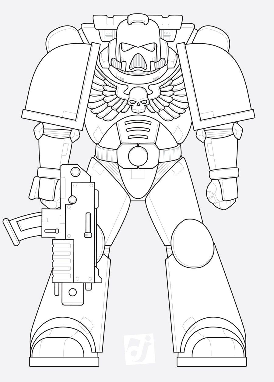 Blank Space Marine Templates