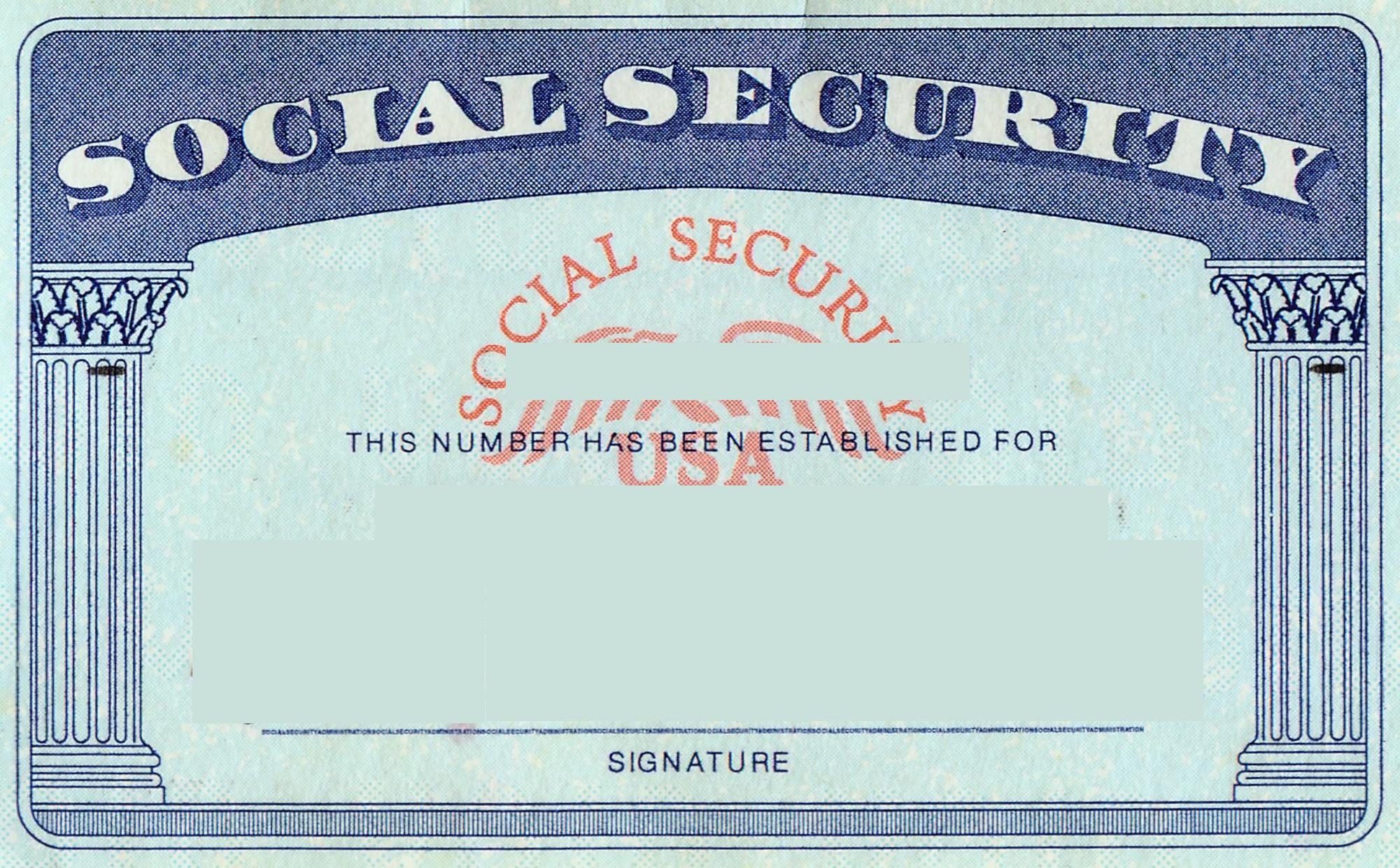 SSA Card Retired Americans