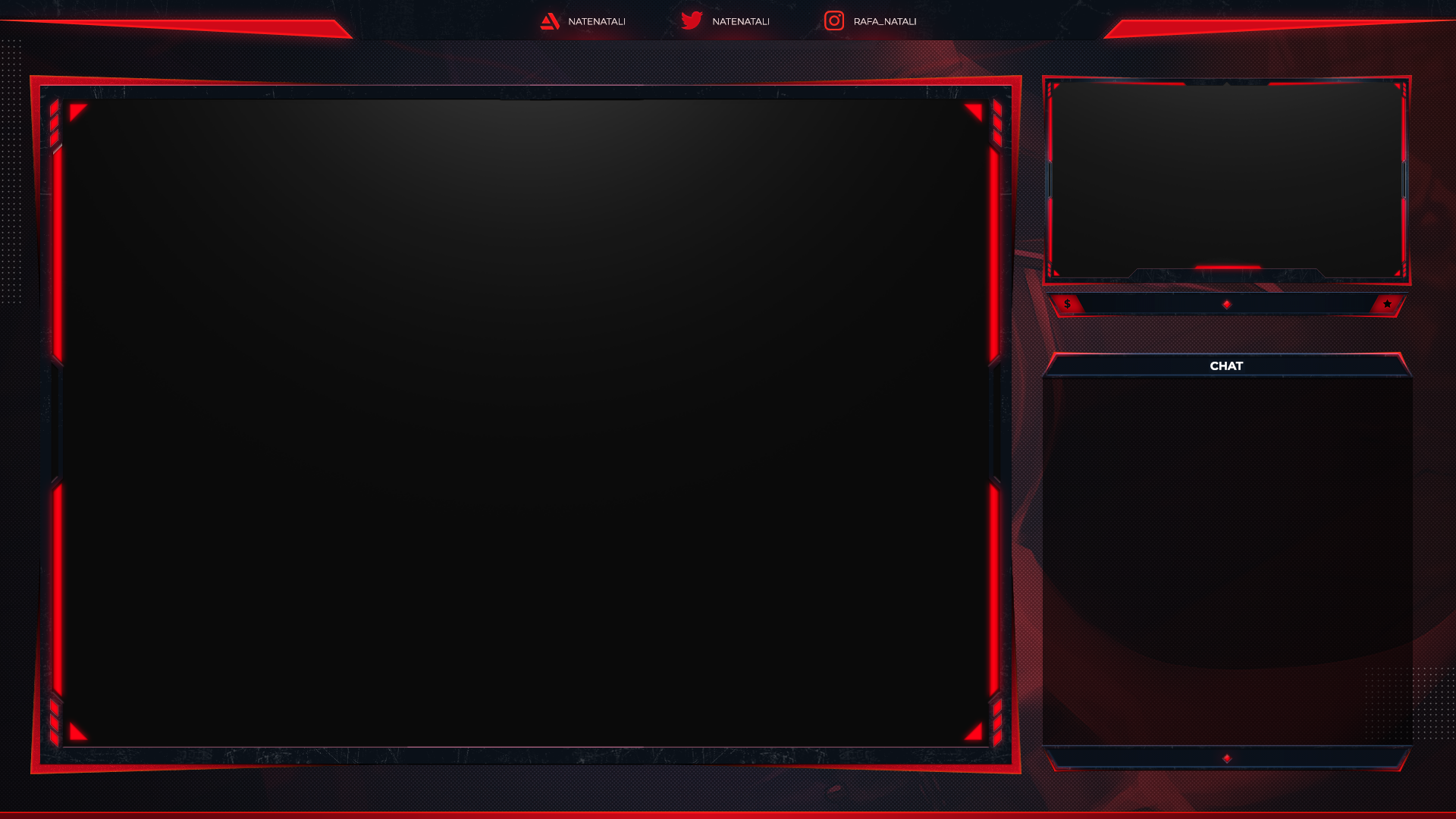 Stream Overlay Design On Behance Overlays Texture Graphic Design Design