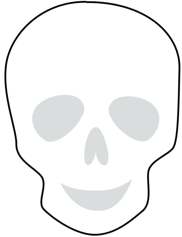 Sugar Skull Drawing Template Free Download On ClipArtMag