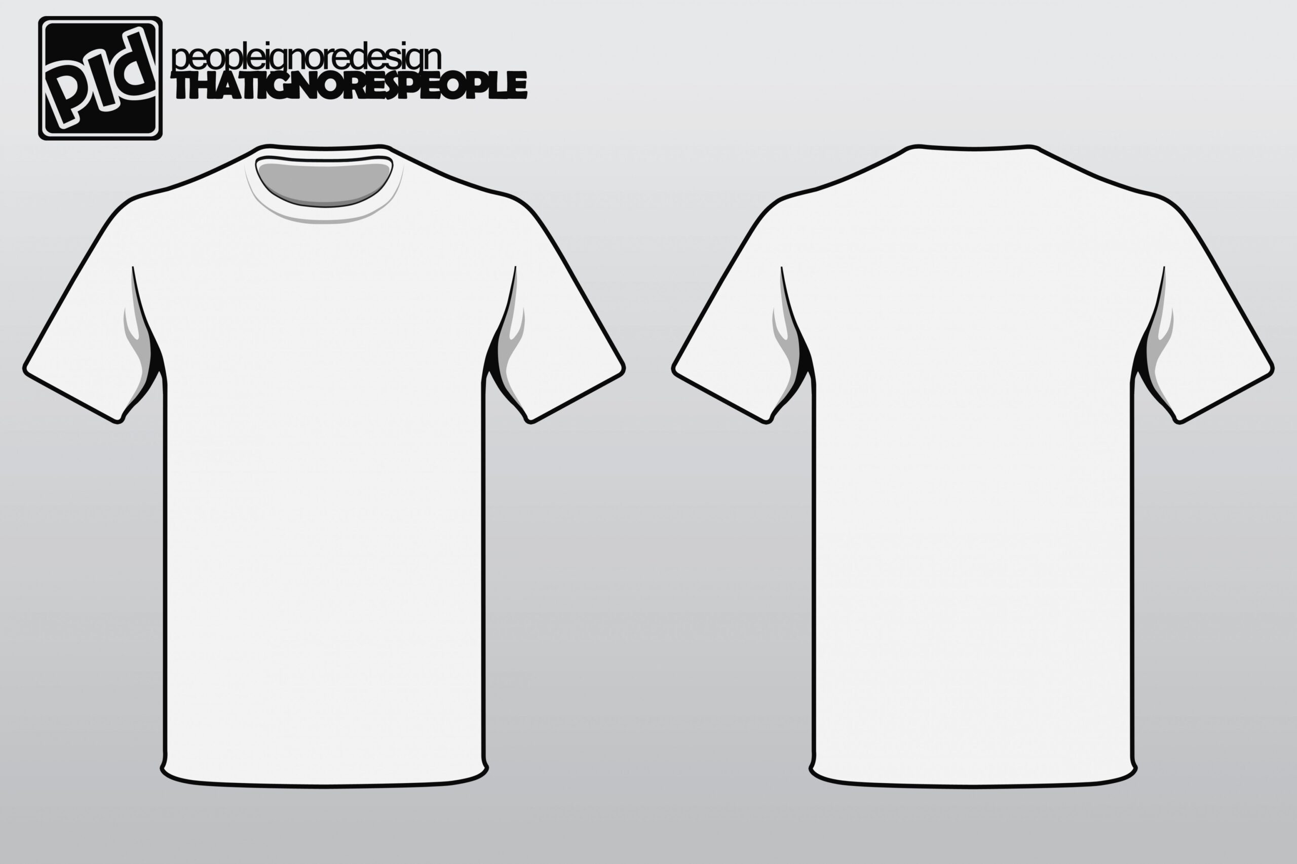Blank Shirt Templates Front And Back