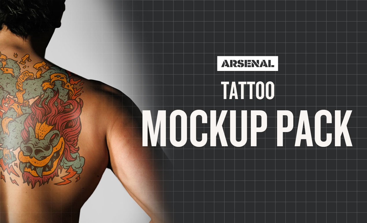 Tattoo Mockup Photoshop Templates Pack By Go Media