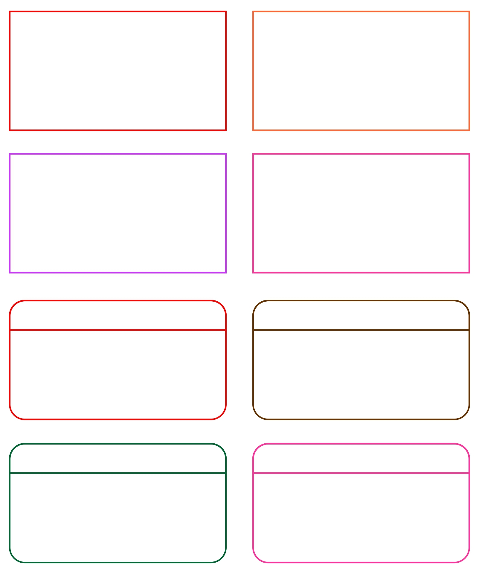 Blank Templates Free For Word