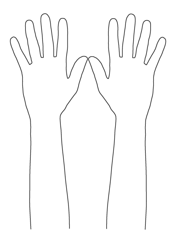 Blank Left Arm Tattoo Templates