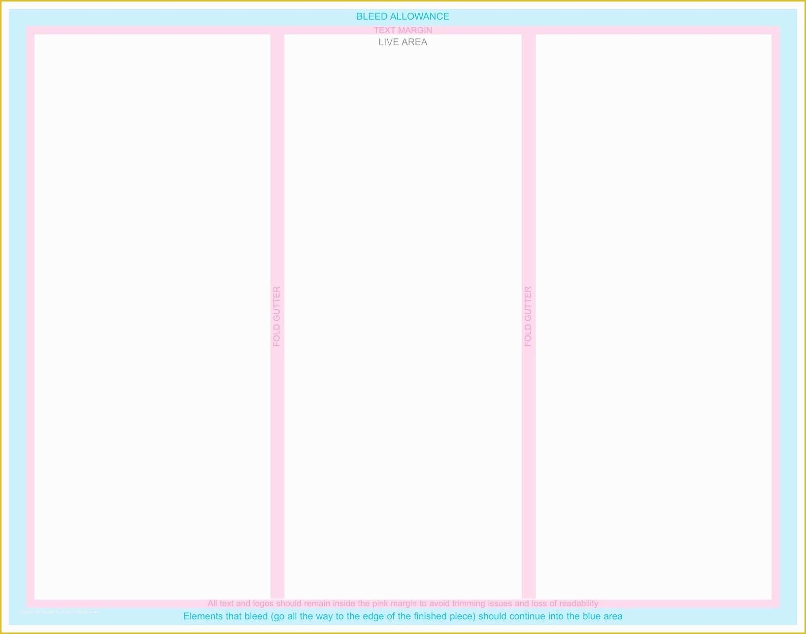 Template For Tri Fold Brochure Microsoft Word Howjes