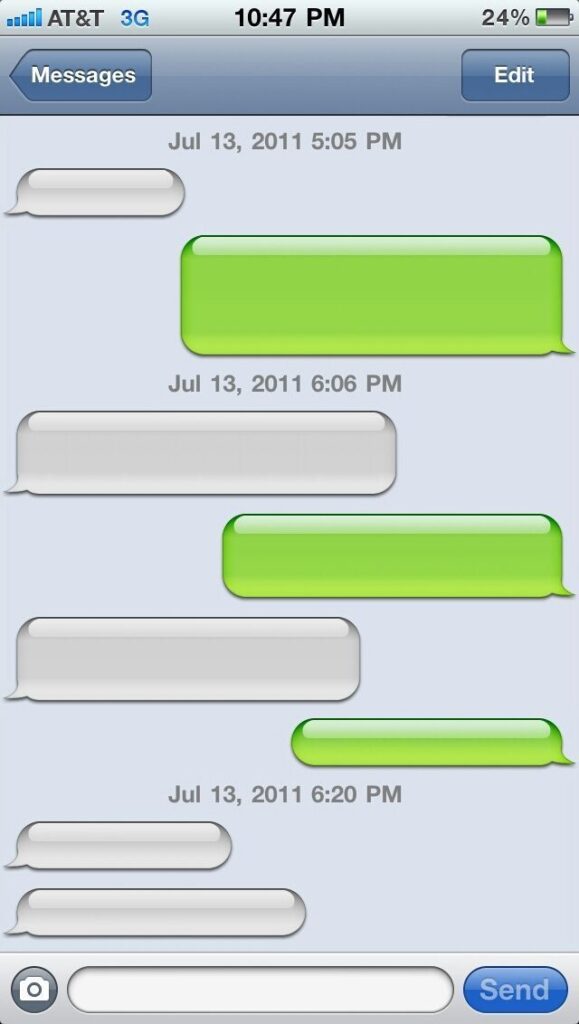 Text Message Bubble Phone Text Message Text Bubble Phone Messages