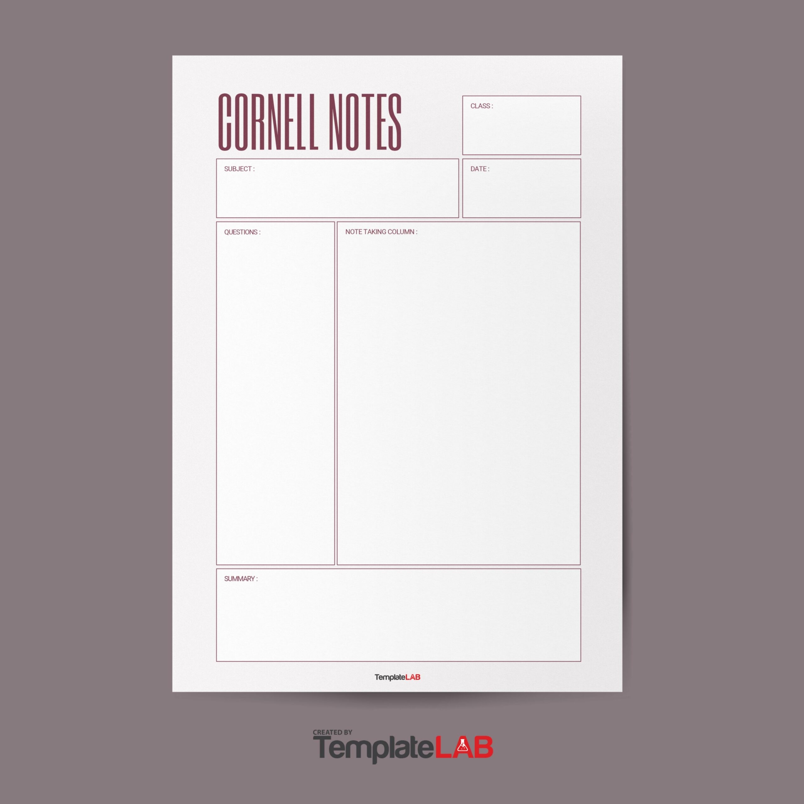 Textbook Note Taking Template Prntbl Concejomunicipaldechinu Gov Co