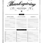 Thanksgiving Menu Planner Thanksgiving Meal Planner Thanksgiving Diy