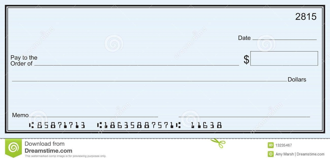 The Glamorous Blank Business Check Template Blank Check Printable