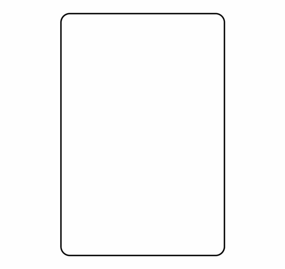 The Surprising Blank Playing Card Template Parallel Free Png Images