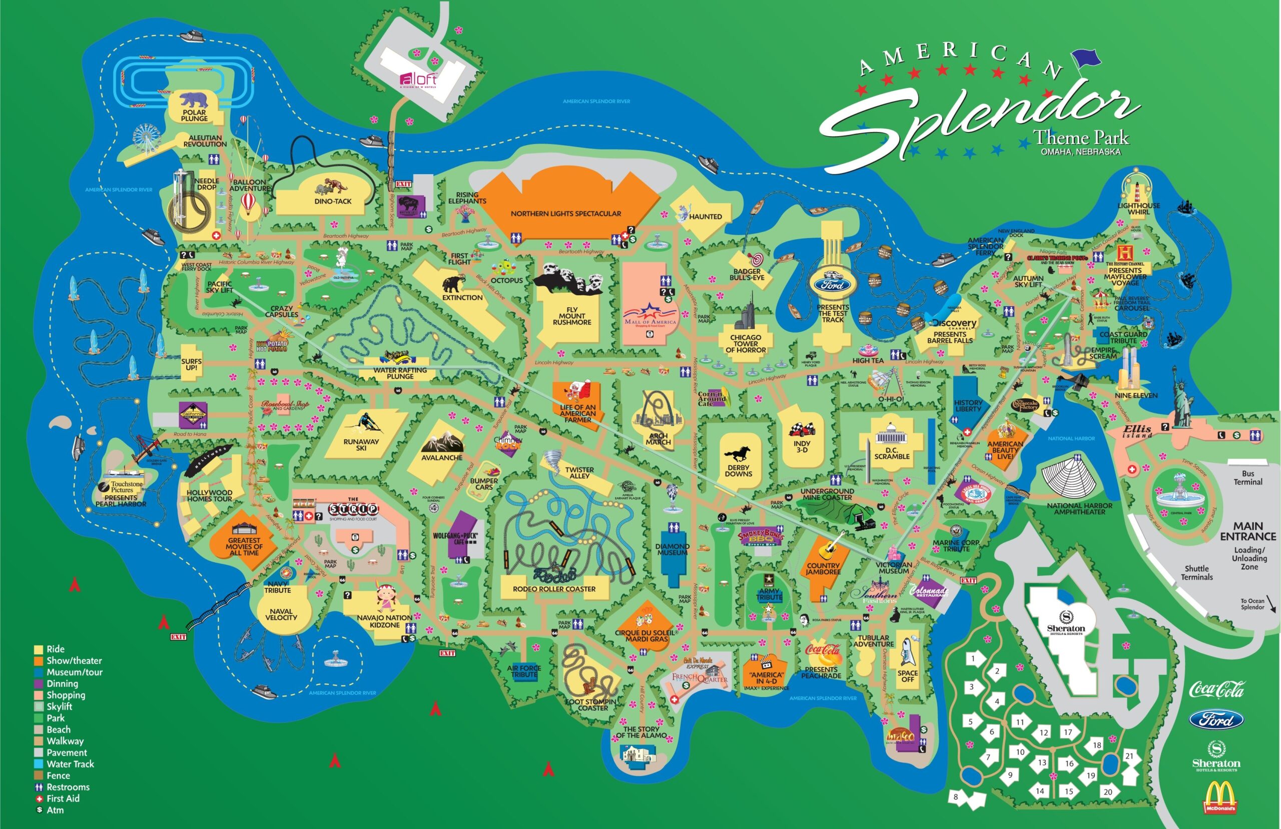 Theme Park Map