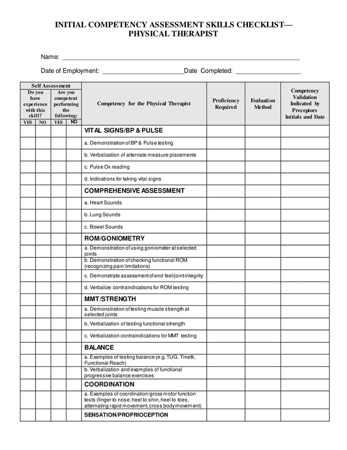 Therapy Assessment Template Prntbl Concejomunicipaldechinu Gov Co