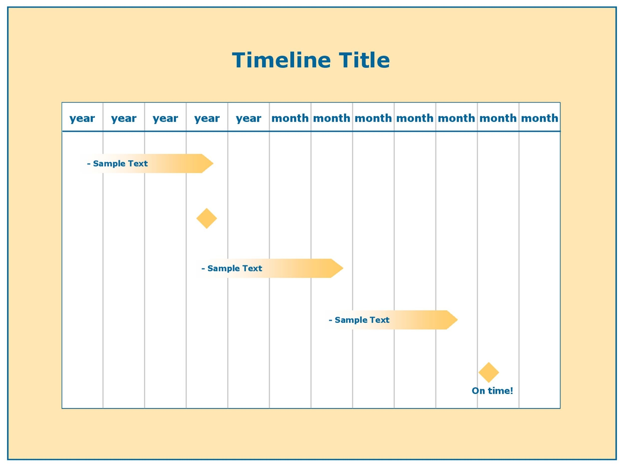 Timeline Ou Time Line EDULEARN