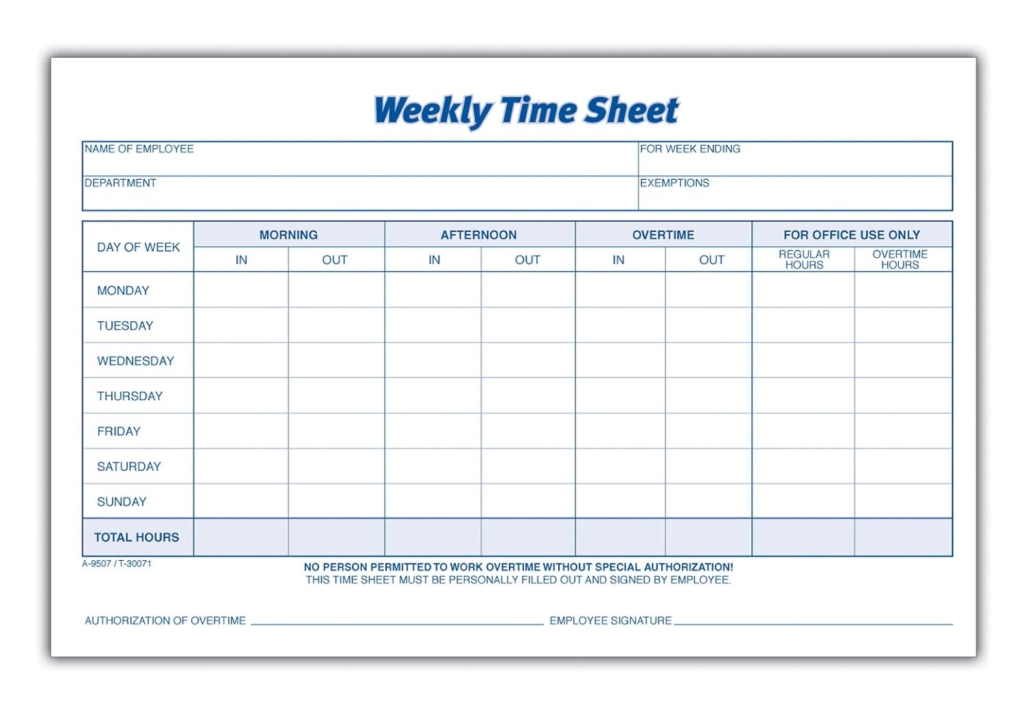 TIMESHEET FreeTemplate