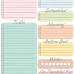 To Do List Da Stampare Agenda Planning To Do Planner Planner Pages