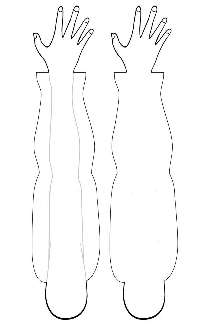 Blank Arm Sleeve Tattoo Templates
