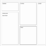 Top Blank Newspaper Template For Word Newspaper Template Blank