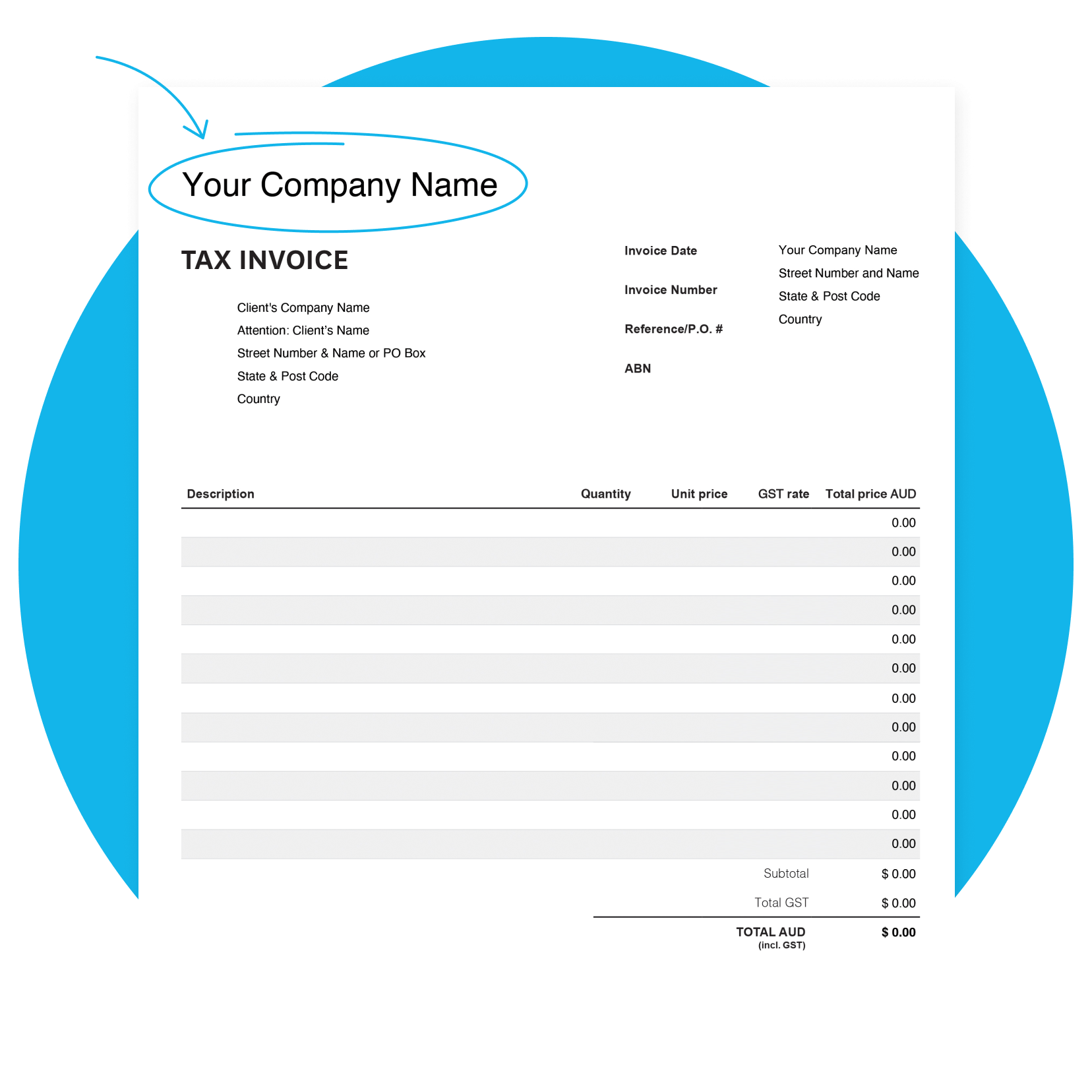 Tours And Travels Bill Format In Word Free Infoupdate