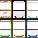 Trading Card Game Template FREE DOWNLOAD Trading Card Template