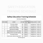 Training Program Excel Template Infoupdate
