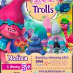 Trolls Movie Birthday Invitation Http Oscarsitosroom Product