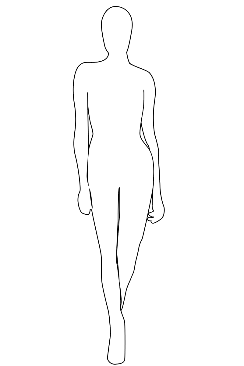 Blank Costume Design Templates