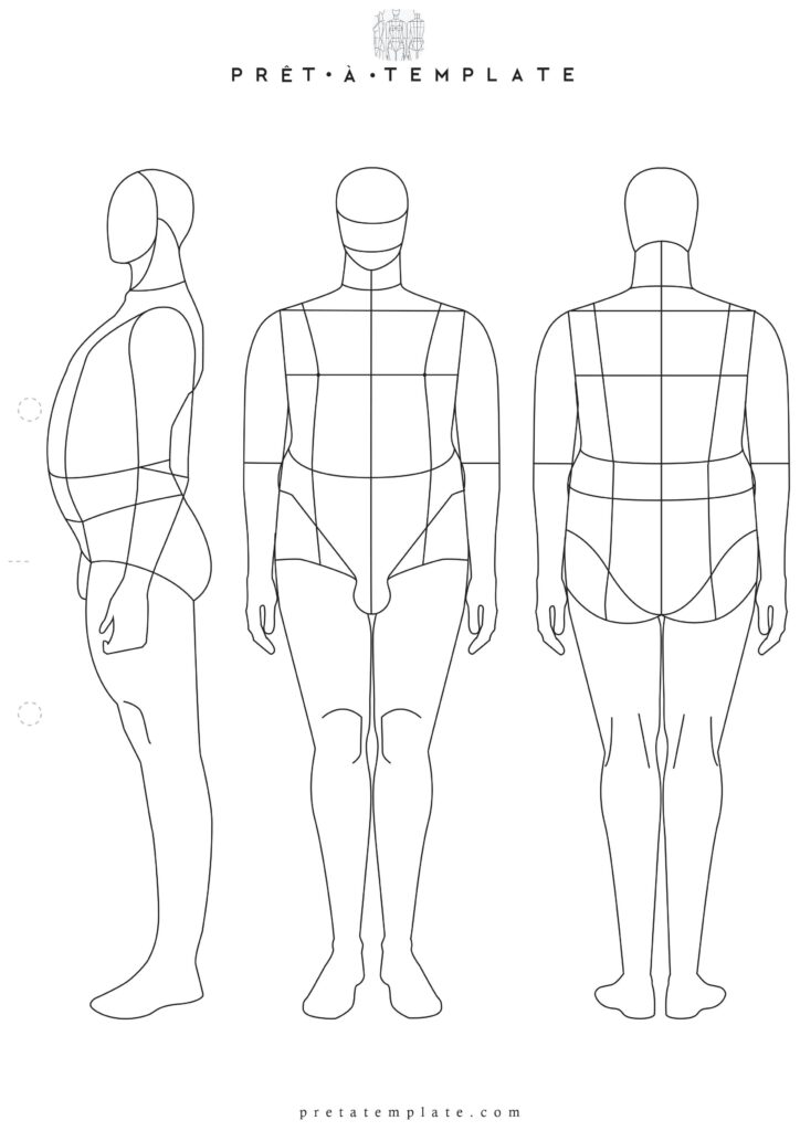 Blank Costume Design Templates
