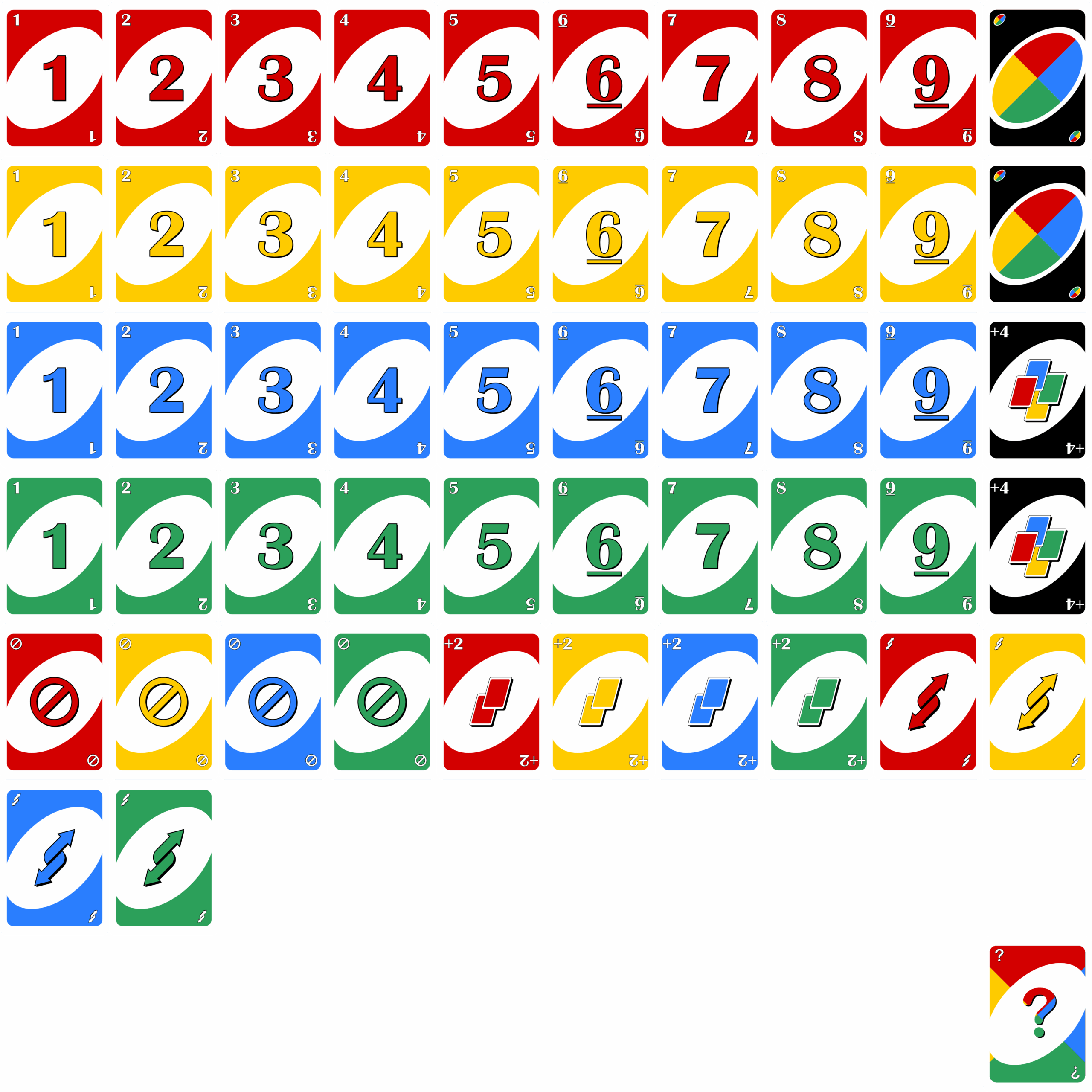 Uno Cards Template