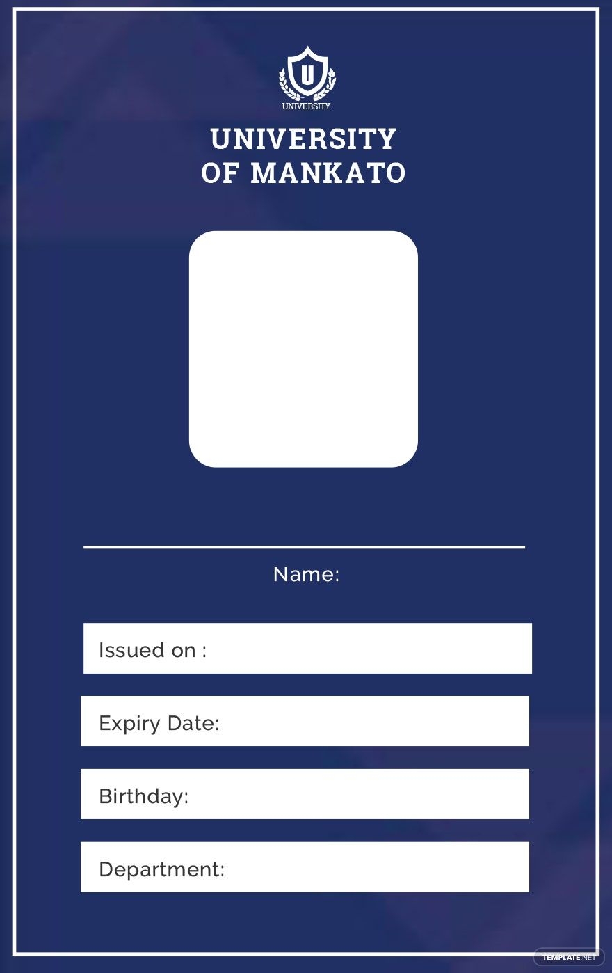 Blank Id Card Templates