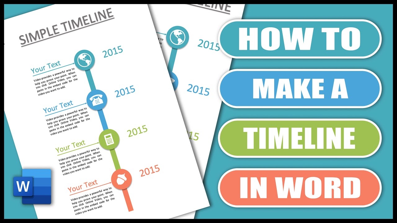 Blank Timeline Templates Word