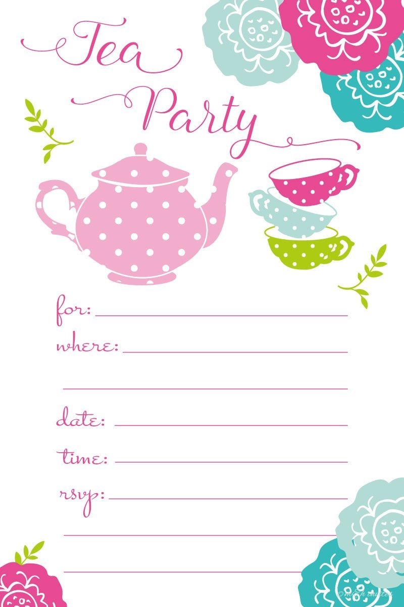 Victorian Tea Party Invitation