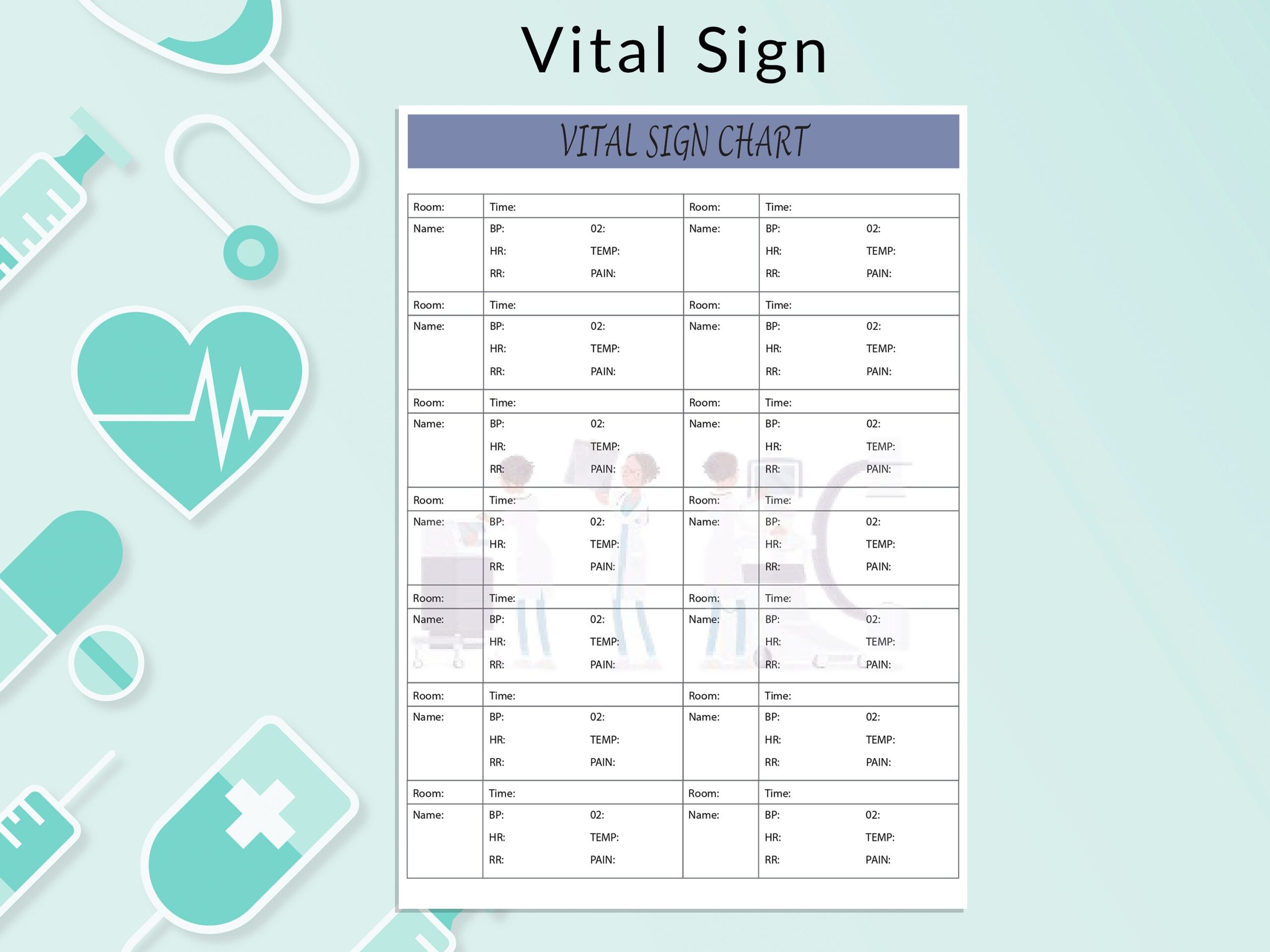 Vital Chart Template