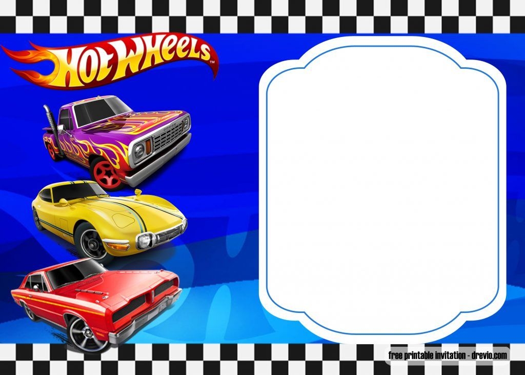 We Have Bunch Of Hot Wheels Invitation Templates Before We Have